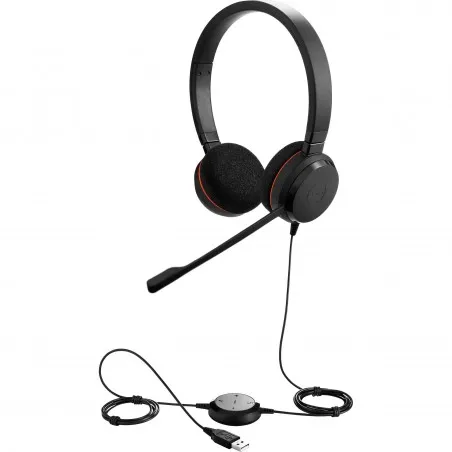 Micro-casque JABRA EVOLVE 20 MS stéréo optimisé Lync pour softphone VoIP