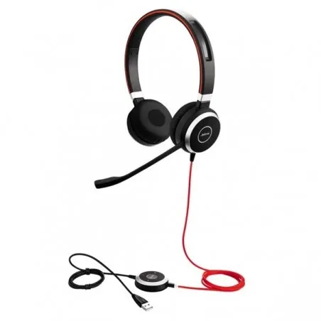 Micro-casque JABRA EVOLVE 40 MS stéréo optimisé Lync pour softphones VoIP, mobiles et tablettes