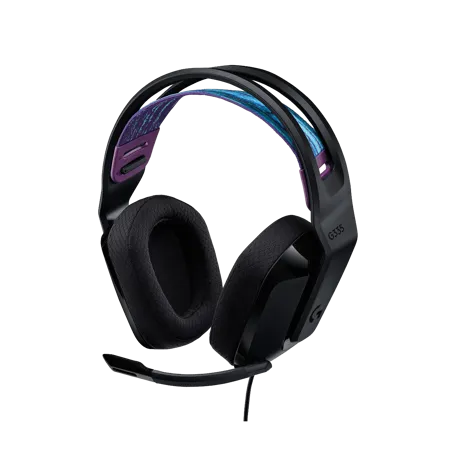 LOGITECH G335 Wired Gaming Headset - BLACK - 3.5 MM