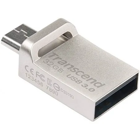 [TS32GJF880S] Clé USB 3.0 Transcend TS32GJF880S Micro-USB OTG 64 Go