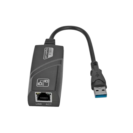 [4500311] UPTEC Adaptateur USB 3,0 vers RJ45 10/100/1000 Mbps - silver 12M