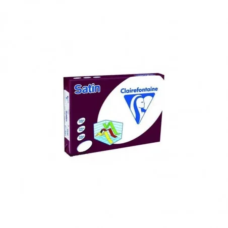 [SATIN] Lot de 5 Ramettes de papier Clairalfa SATIN A4 80g/m² 500 feuilles