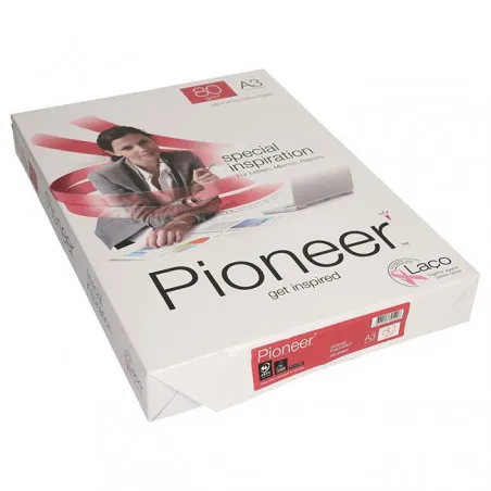 [Pioneer] Lot de 5 Ramettes de papier blanc Pioneer A3 80g/m² 500 feuilles