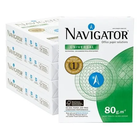 [A3 80g/m²] Lot de 5 Ramettes de papier blanc Navigator A3 80g/m² 500 feuilles