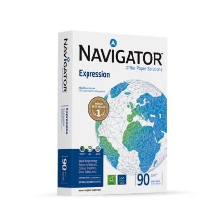 [Navigator A4 90g/m²] Lot de 5 Ramettes de papier blanc Navigator A4 90g/m² 500 feuilles