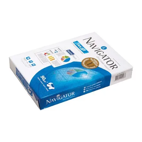 [A3 90g/m² 250] Lot de 5 Ramettes papier blanc Navigator A3 90g/m² 250 feuilles