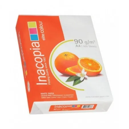 [Inacopia 500 feuilles] Lot de 5 Ramettes de papier blanc Inacopia A4 90g/m² 500 feuilles