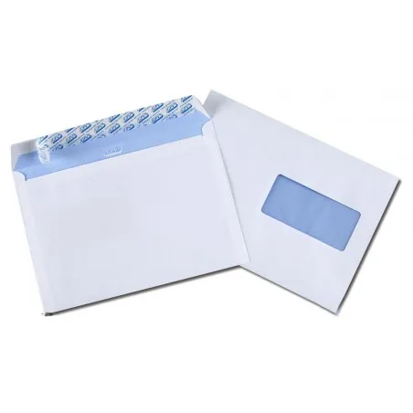 [162X229 mm 90g/m²] 500 Enveloppes Blanches GPV C5 162X229 mm 90g/m² avec fenêtre